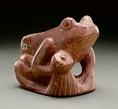 Pipa effigie di rana, Cahokia, 1000-1300 da Mississippian culture